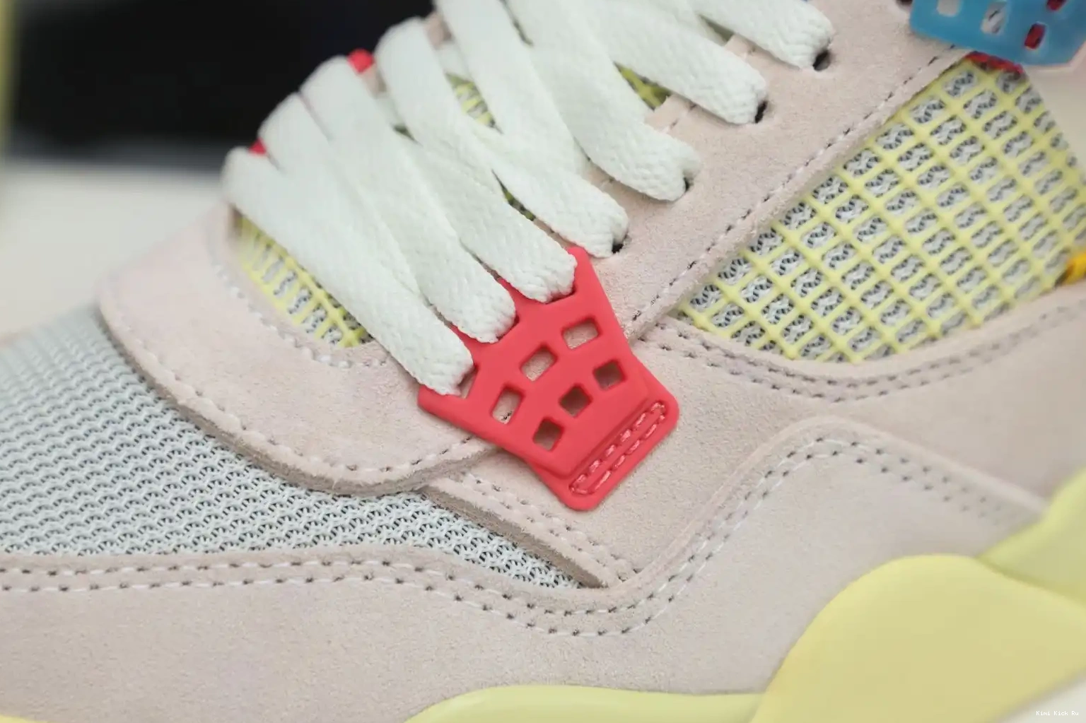 'GUAVA X UNION AIR ICE' JORDAN 4 LA RETRO Kimikick 0505